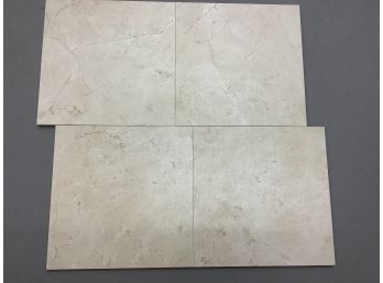 Sanfi Porcelain Beige (12 Inch X 12 Inch) 22 Tiles New In Box