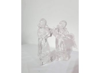 Pair Of Mikasa Crystal Angels