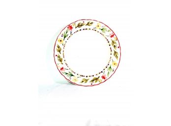 Floral Rim Serving Dish