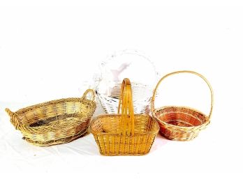 Group Of Wicker Baskets