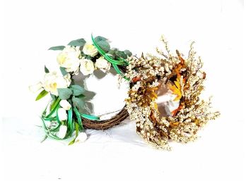 Pair Of Decorative Wreaths