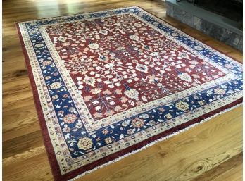 Wonderful Hand Made Rug - All Wool - Great Colors - Size 11'4' X 9' Feet - BEAUTIFUL CONDITION - Paid $4,800