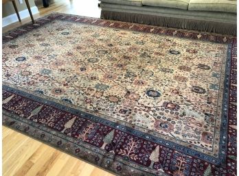 Beautiful Very Large KARASTAN Rug - 10 X 14 - SAMOVAR Teawashed Collection - All Wool Pile - Lovely Carpet