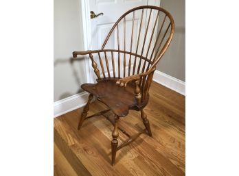 Fantastic D R DIMES Sack Back Windsor Chair - WALLACE NUTTING Collection - Chair Currently Sells For $1,675