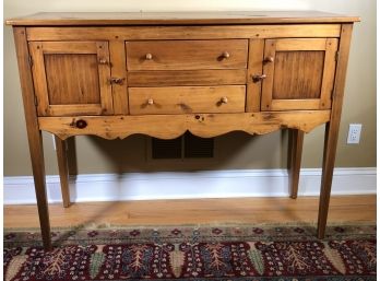 Fabulous STEPHEN VON HOHEN Solid Pine Server By Bucks County Furniture - Amazing Quality Recreation