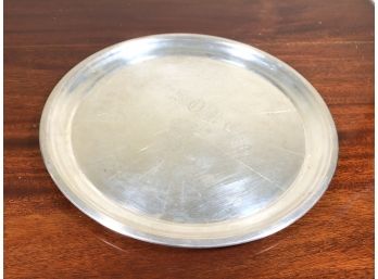 Large STERLING SILVER Award Presentation Platter SCRAP SILVER 18.1 Troy Ounces - Scratched & Dented