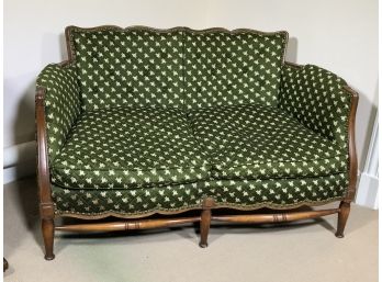 Lovely Petite French Style Settee - Fantastic Small Size - Down Filled Cushions We Have Matched Pair (1 Of 2)