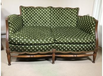 Lovely Petite French Style Settee - Fantastic Small Size - Down Filled Cushions We Have Matched Pair (2 Of 2)