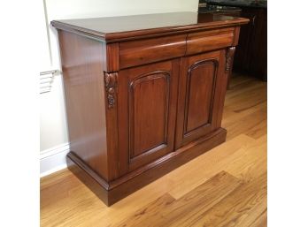 Fantastic Antique Style Server / Sideboard Cabinet By VICTORIA COLLECTION - Like New Condition With Key NICE !