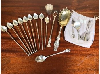 Very Nice Group Of Vintage / Antique All STERLING SILVER Pieces 10.55 Troy Ounces - Several Assorted Styles