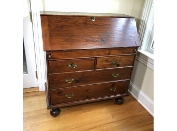 Beautiful Drop Front Secretary Desk With Bun Feet - All Hand Made By STEPHEN VON HOHEN Bucks County Connection