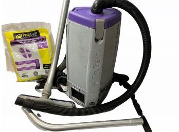 Super Coach Pro 10 Backpack Style Vacuum With Hepa Level Filtration.