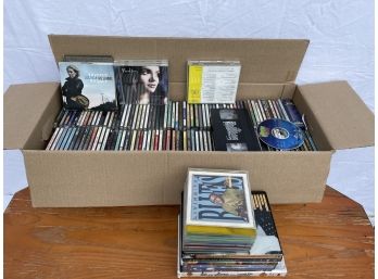 Eclectic Mix Of Cds Including The, Living The Blues Series. Several Dvds Included.