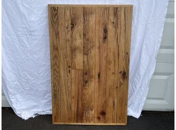 5 Custom 42 X 27 Reclaimed Wood & Veneer Table Tops. Each With Individual Characteristics