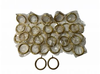 34 Brass Rings - New /never Used.