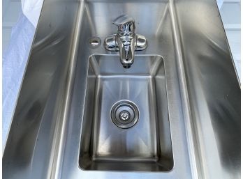 2 Of 2 Commercial Stainless Steel Sinks