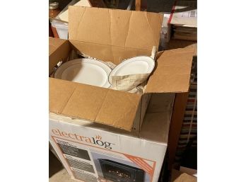 Two Boxes Full Of Georges Boyer China