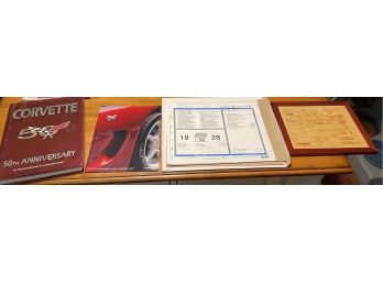 50th Anniversary Corvette Related Items