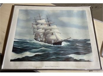 Framed Ship Print