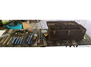 Kennedy Tool Box With Assorted Tools