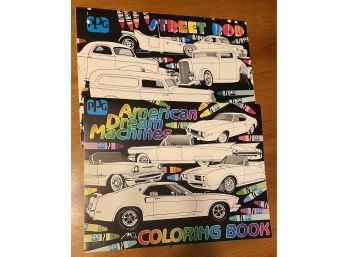 Two American Dream Machines Coloring Books