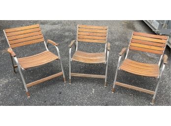 Three Outdoor Chairs