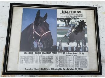 Niatross Triple Crown Winner Of Harness Racing Framed Print