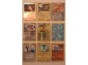 18 Pokemon Cards - Happiny, Manectric, Furret And More