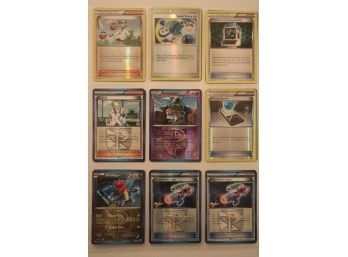 18 Pokemon Cards - Trainers, Beheeyem, Supporter And More