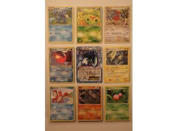 18 Pokemon Cards - Golduck, Caterpie, Lugia EX, And More