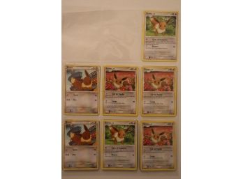 13 Pokemon Cards - Eevee Cards 2008-2010