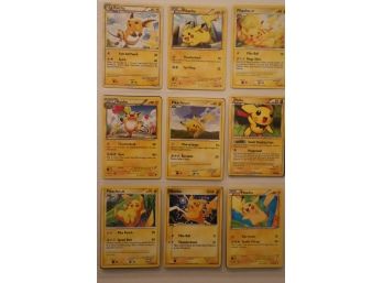 15 Pokemon Cards - Raichu, Pikachu, And Pichu