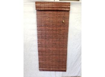 Two Bamboo Window Blinds  26 1/2 ' X 68'