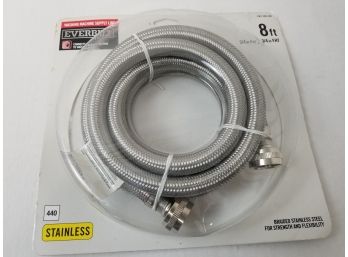 Washer Hose Stainless Steel 8 Feet New