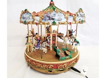 Mr. Christmas Holiday Musical Light Up  Carousel