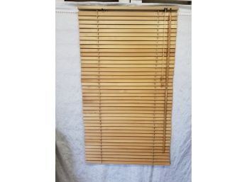 Three Wood Window 1 3/8' Blinds  31' X 54'