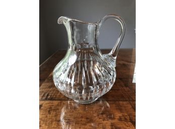 Crystal Cut Water Pitcher