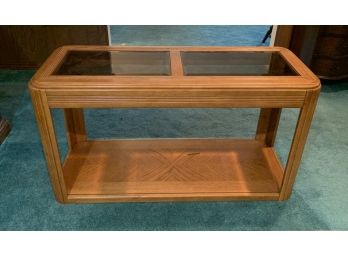 Contemporary Glass Top Sofa Table