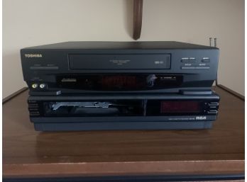 RCA Cassette Video /VHS Recorder & Tosihba VHS Player