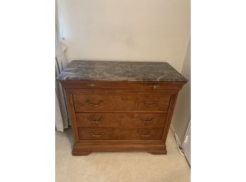 Thomasville Marble Top Chest Of Drawer