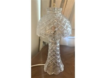 Small Dome Top Crystal Table Lamp