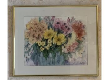 Joan Ryan Signed Floral Print