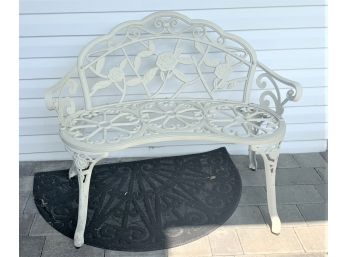 Contemporary Aluminum Bench