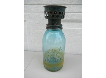 Antique Canning Jar Oil Lamp / Heater?