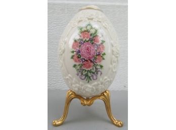 Decorative Lenox Egg With Stand