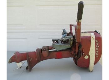 Older Johnson Sea Horse Boat Motor