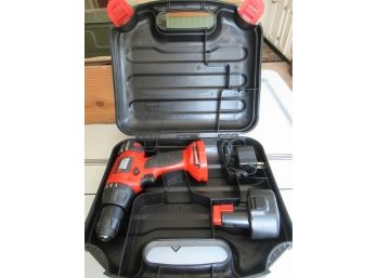 Black And Decker Cordless Drill With Case
