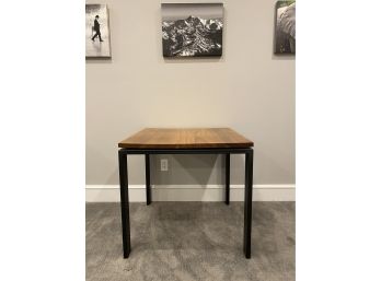 Room & Board Plank Top Dining Or Desk Table On Metal Base