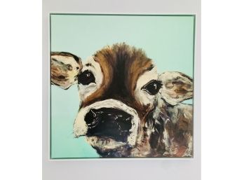 Framed Wall Art Of Cow