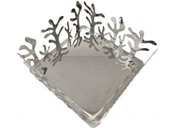 Chrome Finish Modern Napkin Holder